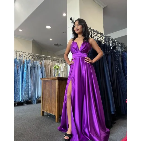 046 - QYN Raina Purple Gown