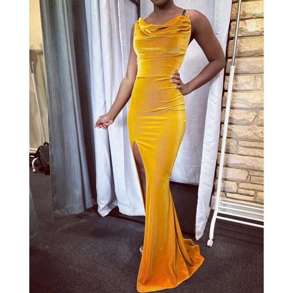 401 - QYN Mariah Yellow Dress