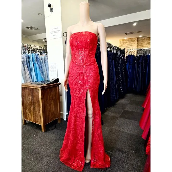 416 - QYN Arina Red Dress