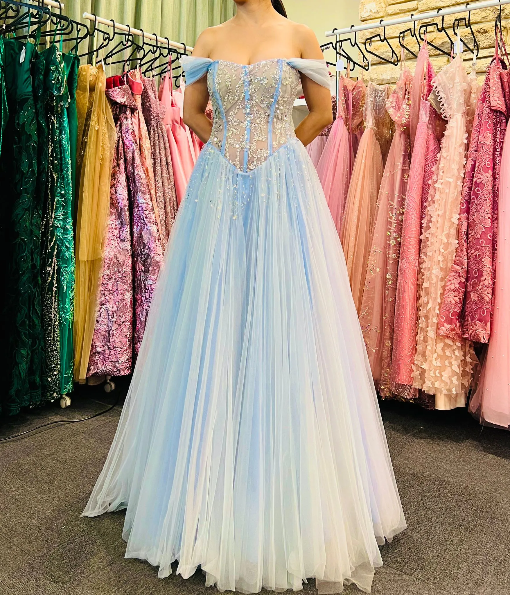 641 – QYN Erin Baby Blue Gown