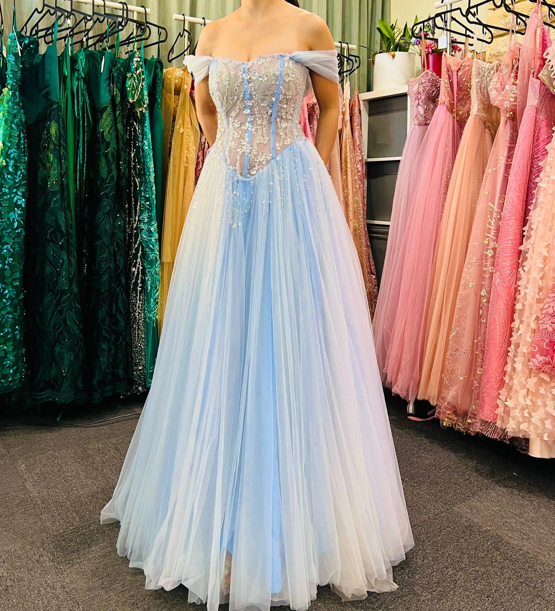 641 – QYN Erin Baby Blue Gown 2