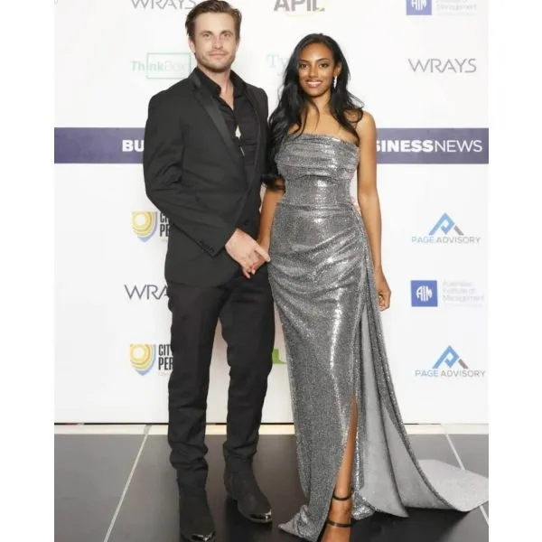 658 - QYN Silver Mel Silver Dress