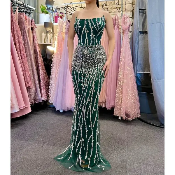 677 - QYN Fiona Green Dress