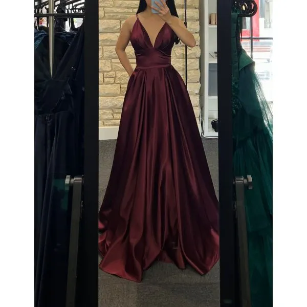 749 - QYN Ivanna Red Gown