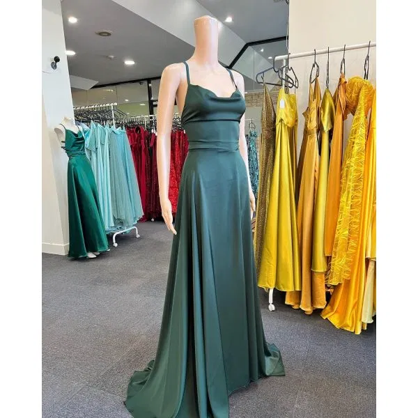 814 - QYN Aubree Green Gown