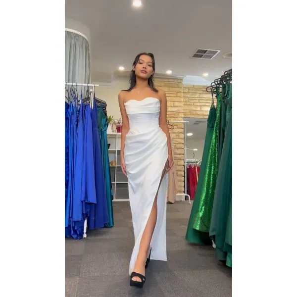 985 - QYN Elora White Dress