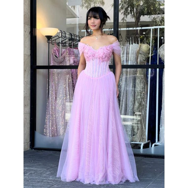 Y620 - QYN Angelique Dream Pink Gown