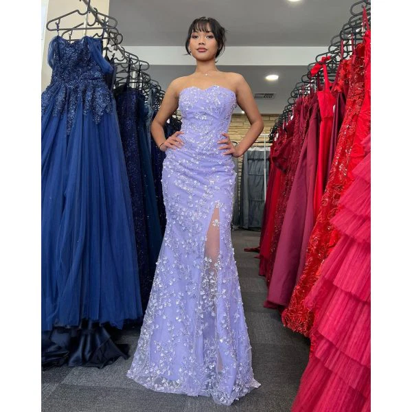 Q311 - QYN Teresa Lilac Dress