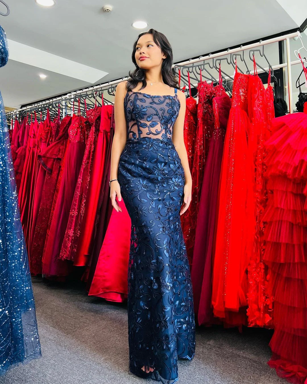 Q326 – QYN Helena Navy Blue Dress Q326 – QYN Helena Navy Blue Dress