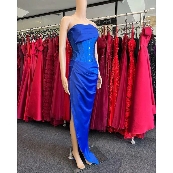 Q401 - QYN Autumn Royal Blue Dress