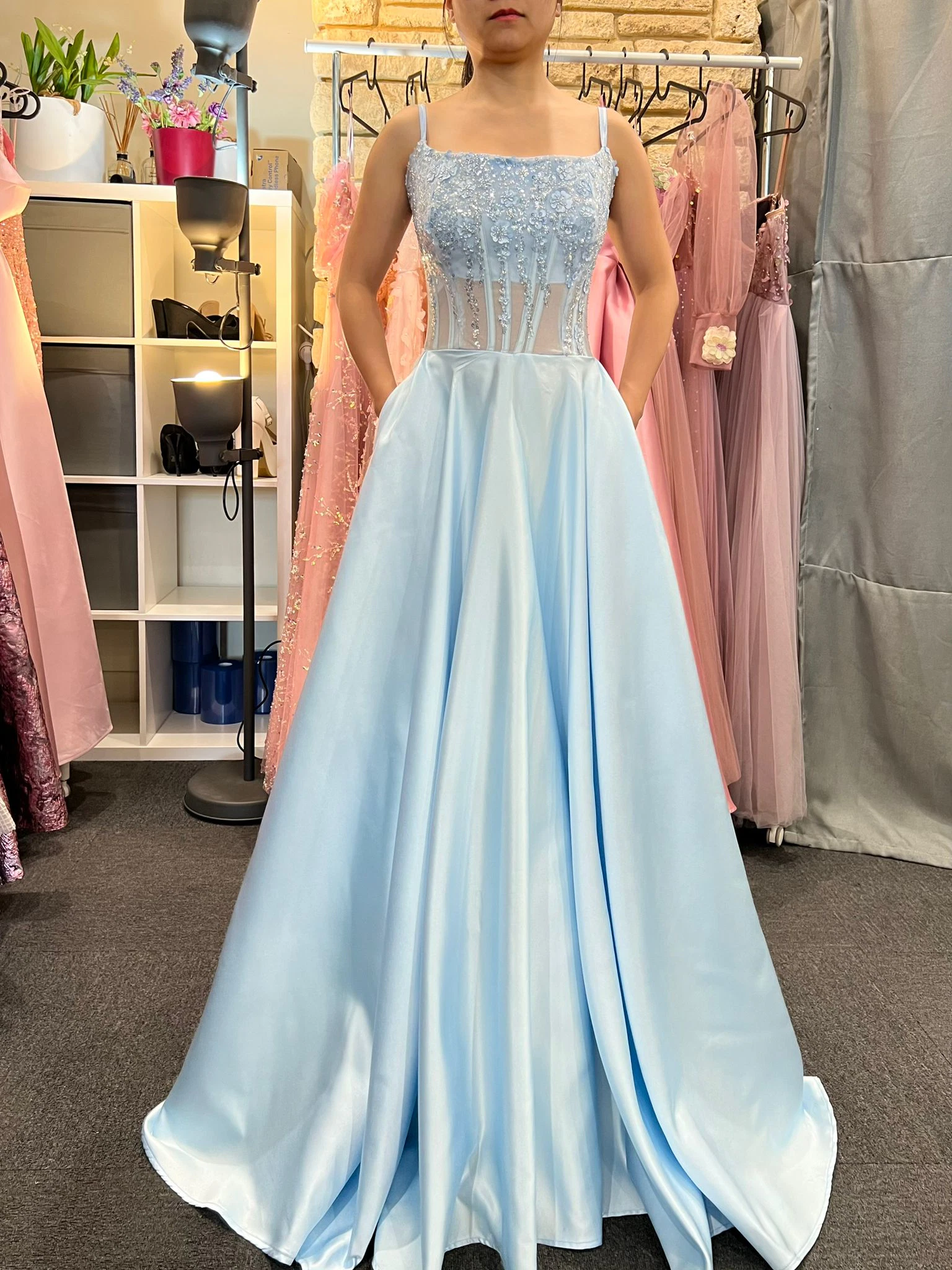 Q505 – QYN Alaya Baby Blue Gown 4