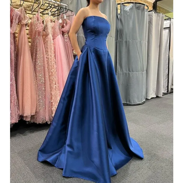 Q561 - QYN Malia Navy Blue Gown