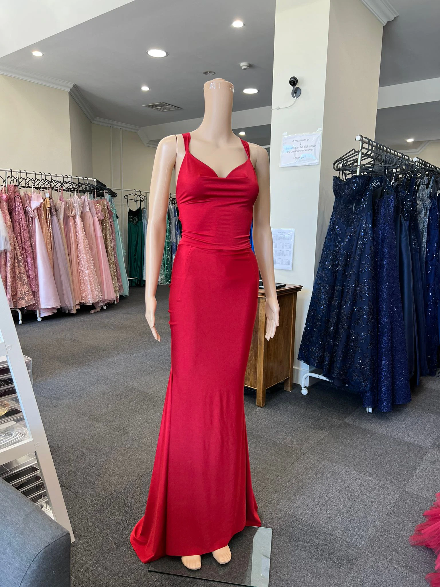Q576 – QYN Diana Red Dress