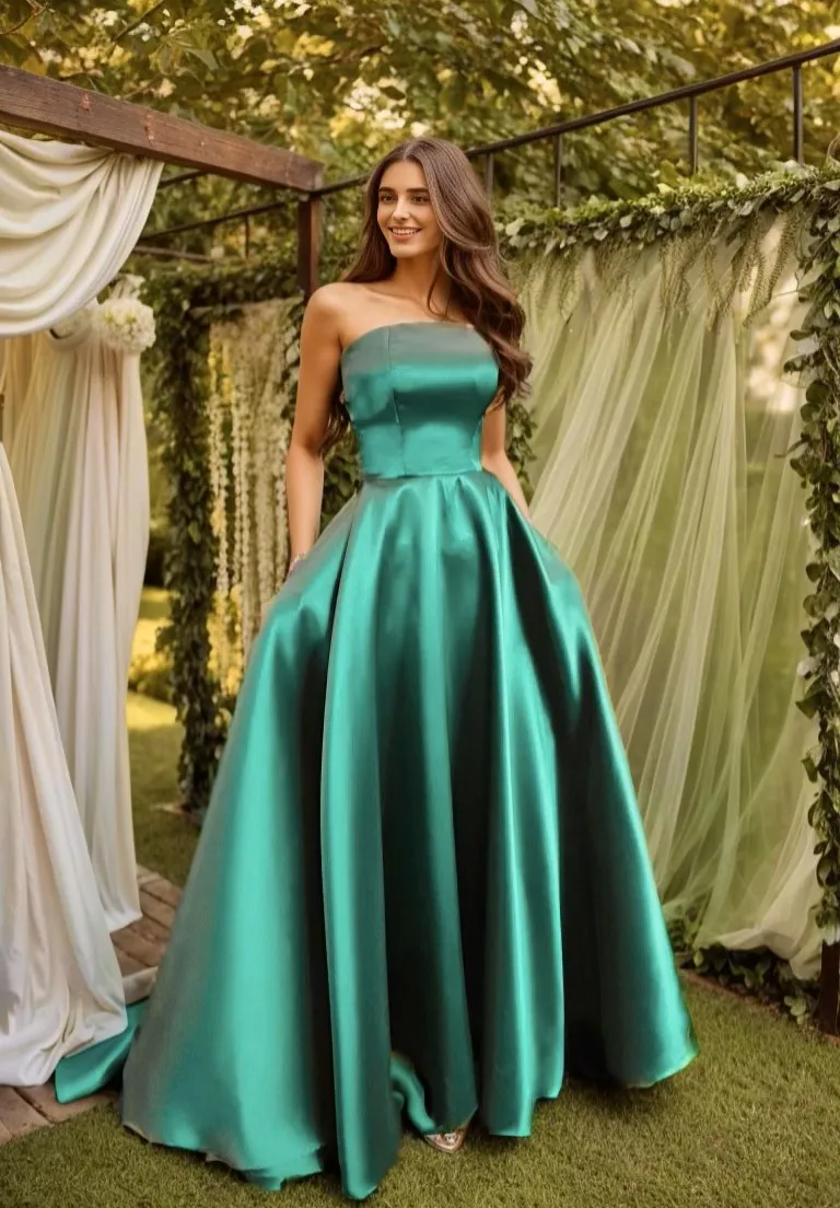 Q593 – QYN Layne Green Gown