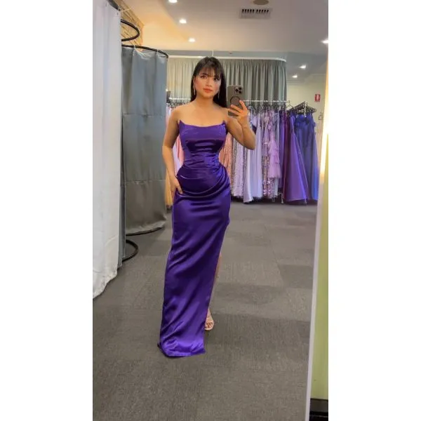 Q628 - QYN Selena Violet Dress