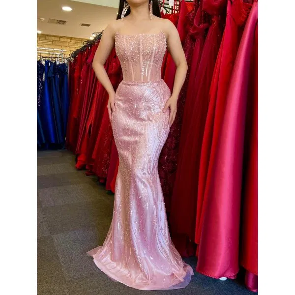 Q637 - QYN Christina Pink Dress