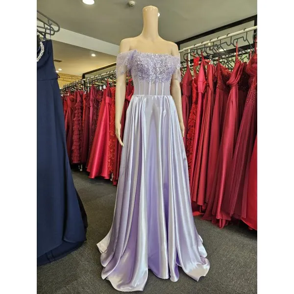 Q717 - QYN Teagan Lilac Dress