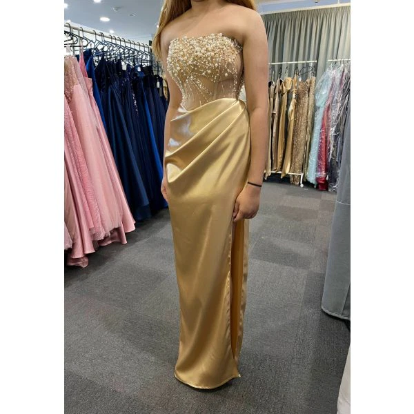Q739 - QYN Angie Gold Dress