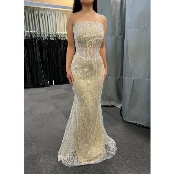 Q772 - QYN Lillie Champaign Gown