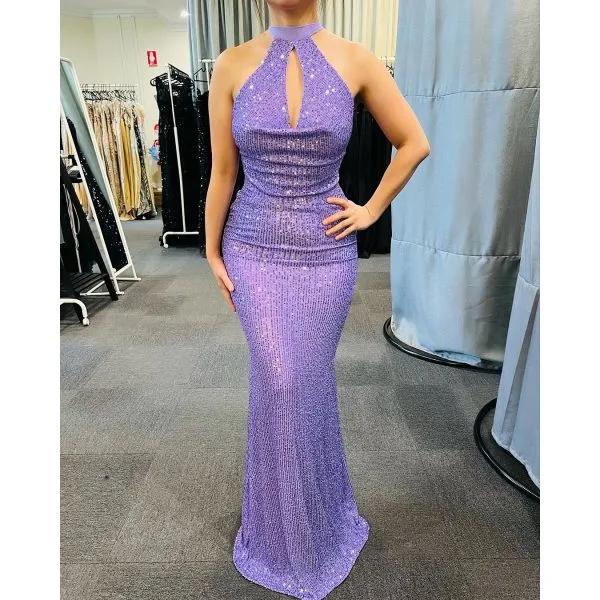 Q798 - QYN Journi Purple Gown