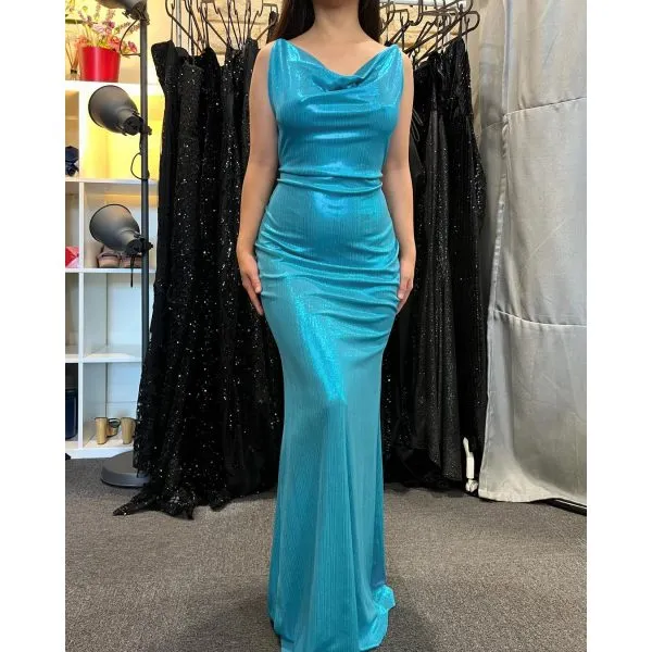 Q803 - QYN Scarlet Teal Dress