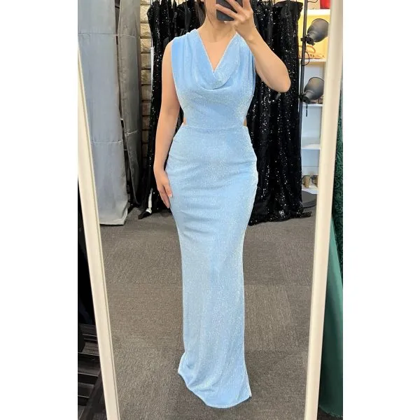 Q807 - QYN Ada Baby Blue Dress