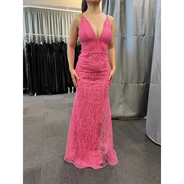 Q816 - QYN Allyson Pink Gown