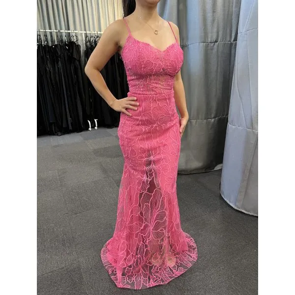 Q817 - QYN Alexia Pink Gown