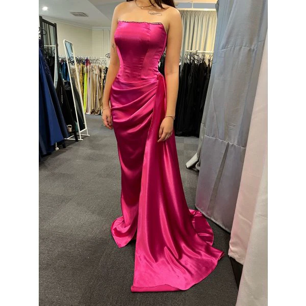Q824 - QYN Giana Pink Gown
