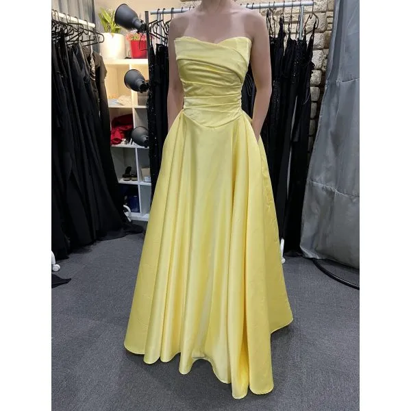 Q873 - QYN Luz Yellow Gown