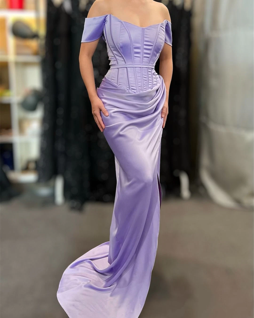 Q922 – QYN Sydney Purple Dress Q922 – QYN Sydney Purple Dress