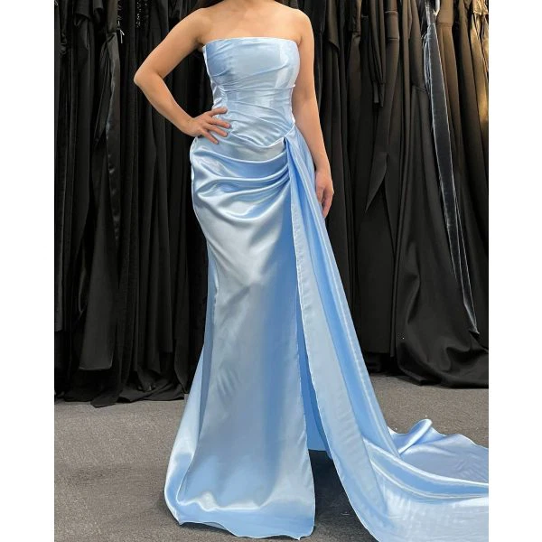 Q970 - QYN Geneva Powder Blue Gown