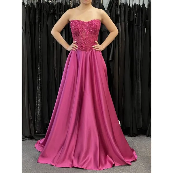 Q988 - QYN Aliya Pink Gown