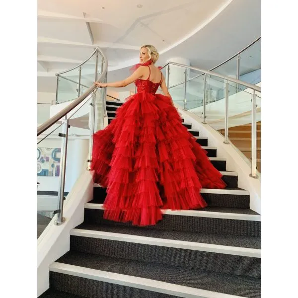 QX01 - QYN Harmony Red Gown