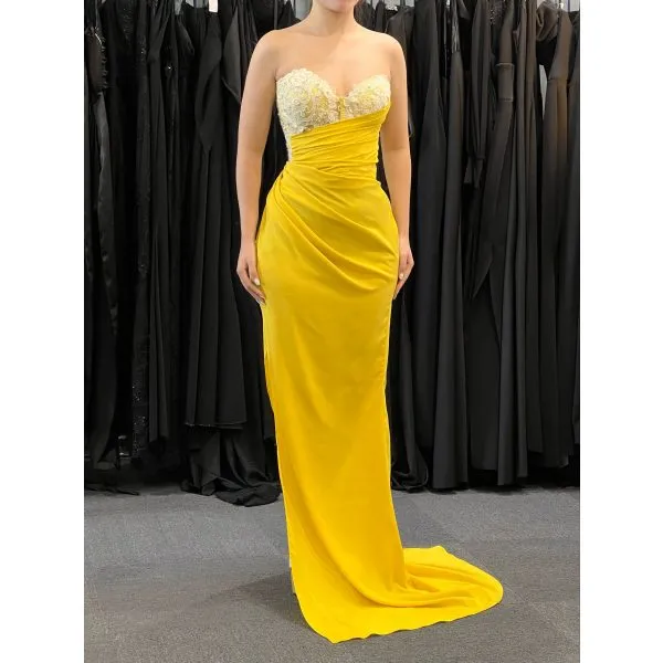 Y314 - QYN Cynthia Yellow Gown