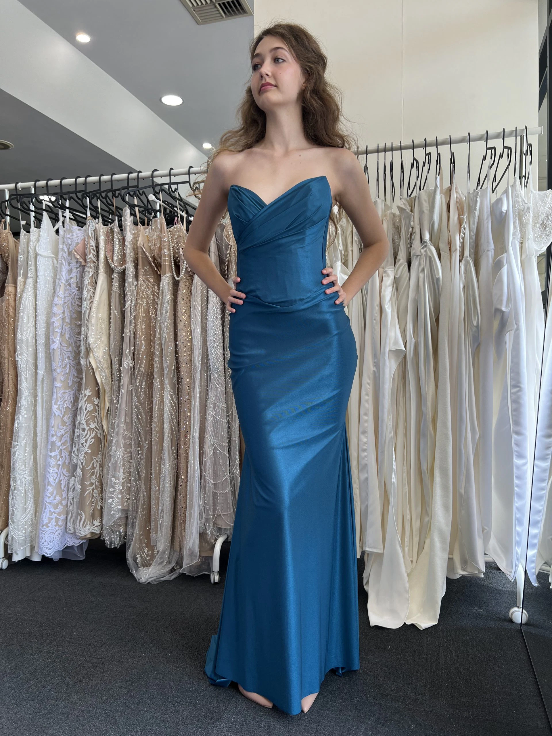 Y343 – QYN Harlee Blue Gown Y343 – QYN Harlee Blue Gown