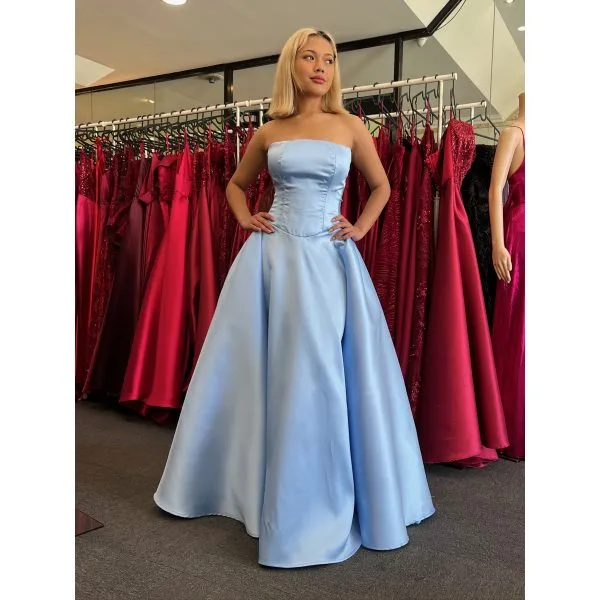 Y382 - QYN Audrina Baby Blue Gown