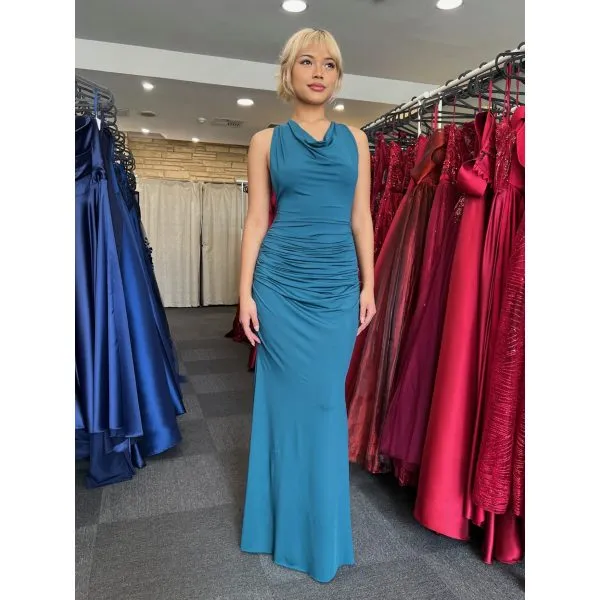 Y391 - QYN Marina Blue Gown