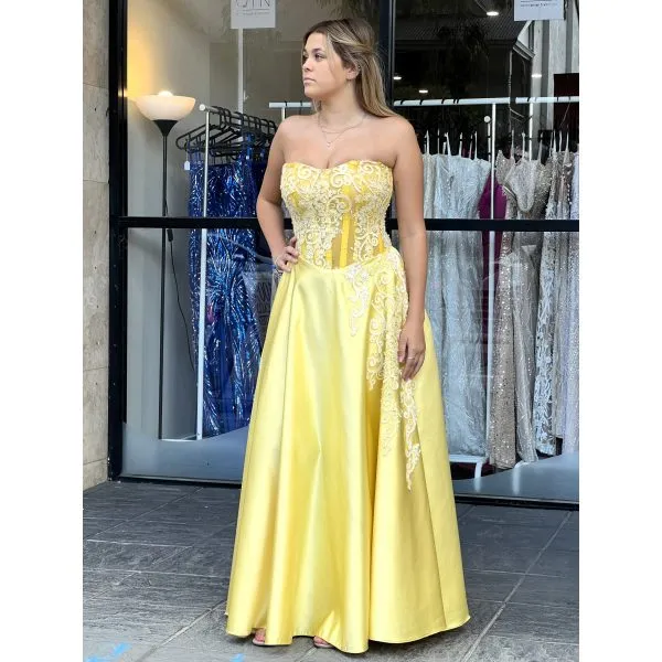Y397 - QYN Sunflower Glow Yellow Gown