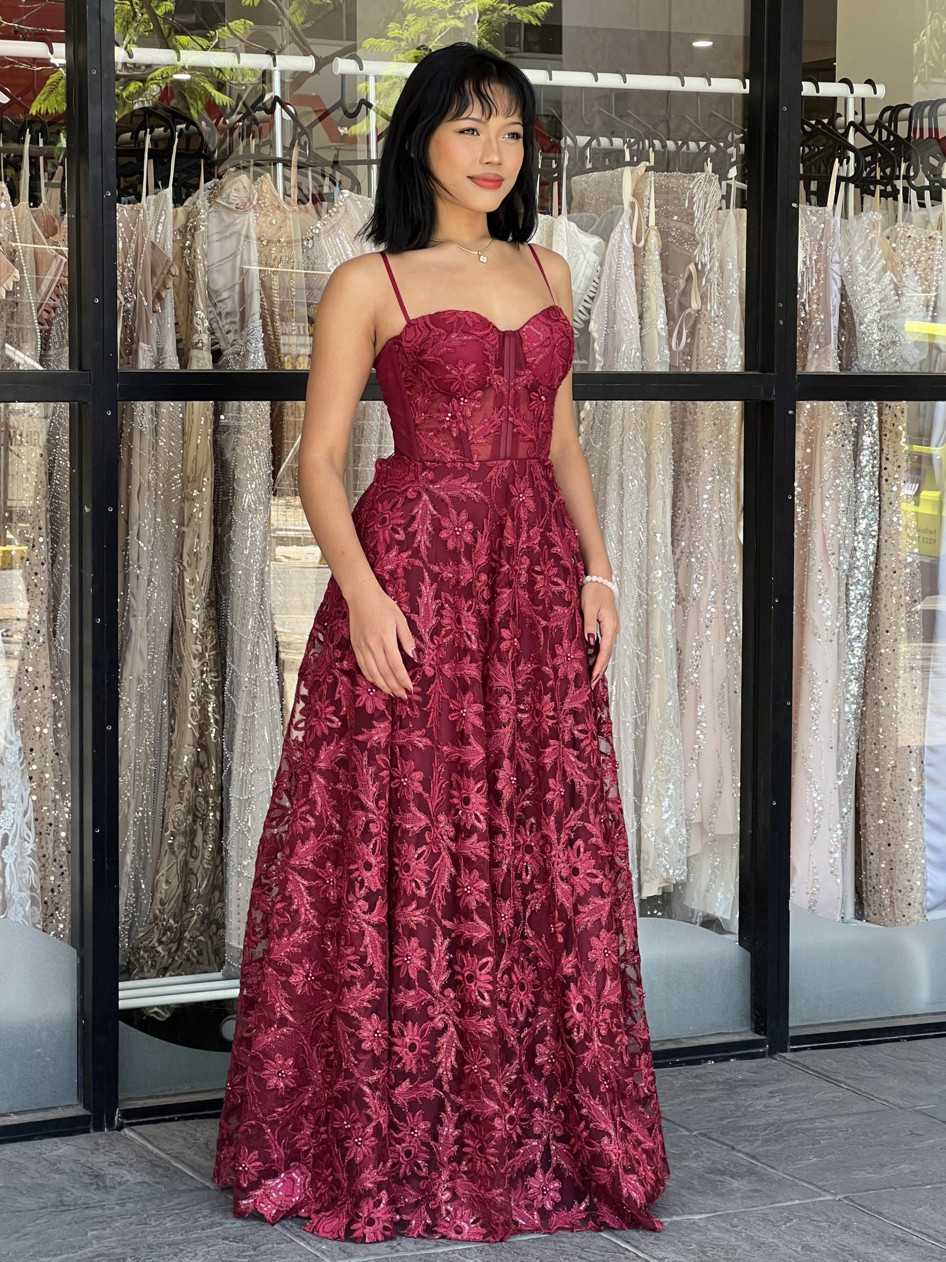 Y416 – QYN Ophelia Red Gown Y416 – QYN Ophelia Red Gown