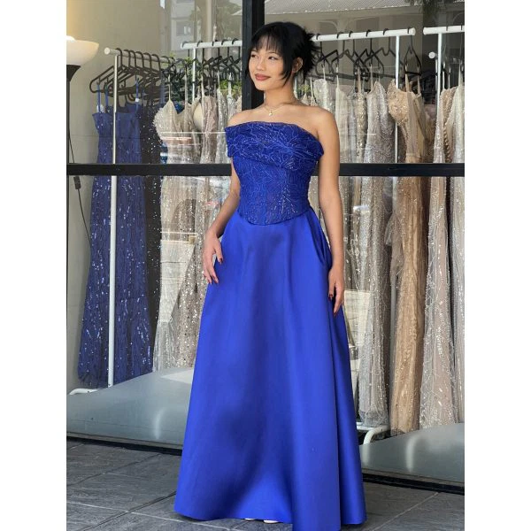 Y459 - QYN Giana Kiely Royal Blue Gown