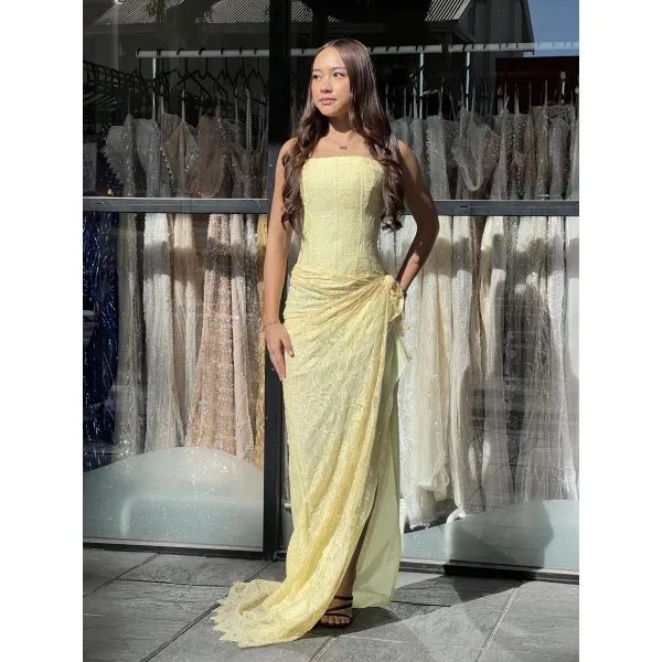 Y469 - QYN Summer Liz Yellow Gown