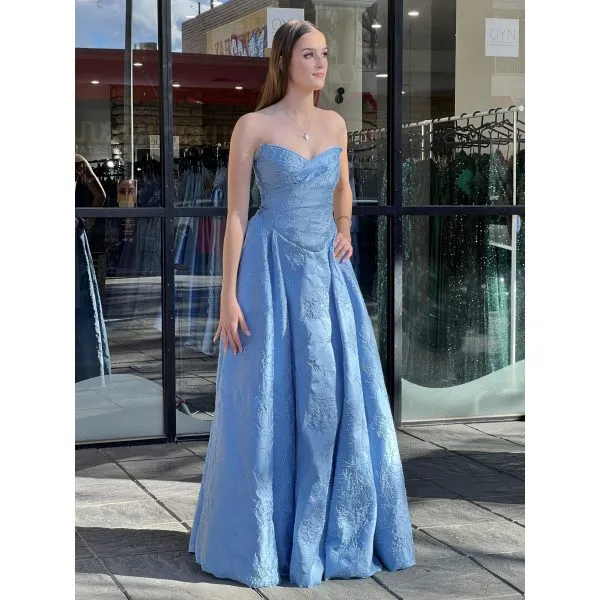 Y499 - QYN Lexie Ellis Baby Blue Gown