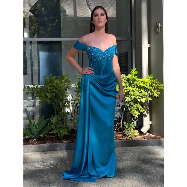 Y510 - QYN Zoe Priscilla Blue Gown