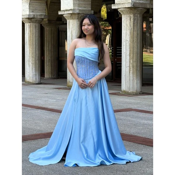 Y599 - QYN Sophie Alyson Blue Gown