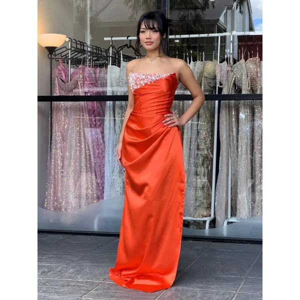 Y627 – QYN Holly Patricia Orange Gown