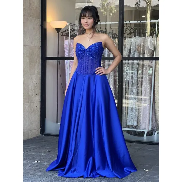 Y629 – QYN Yvonne Mila Blue Gown