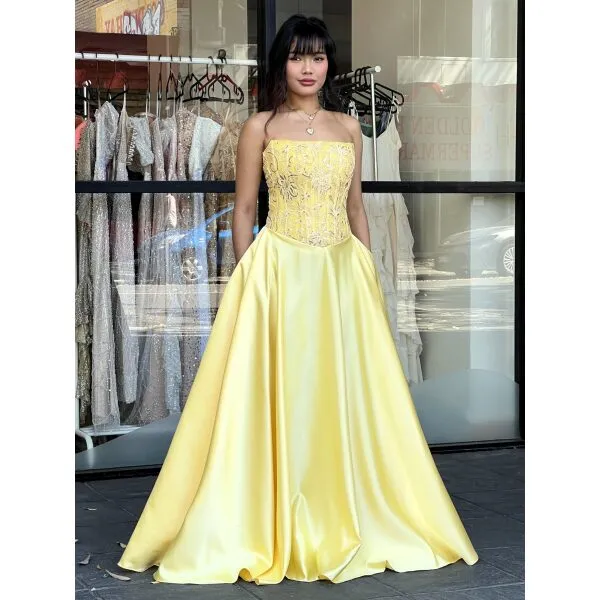 Y630 – QYN Miranda Evie Yellow Gown