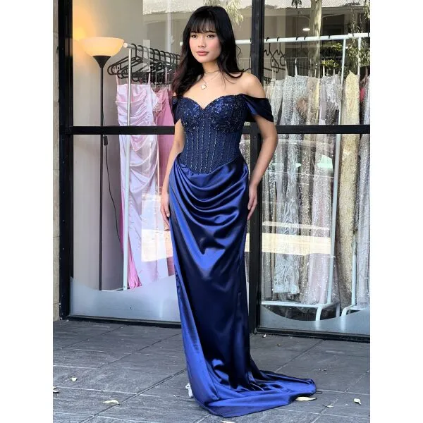 Y634 – QYN Chloe Kora Blue Gown