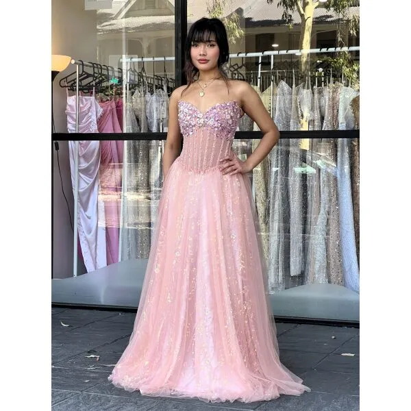 Y635 – QYN Milie Ava Pink Gown